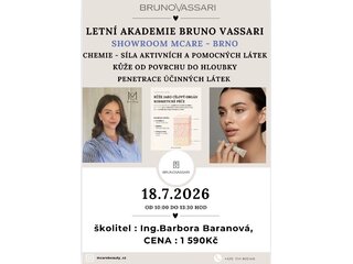 Letní akademie Bruno Vassari  v Brně dne 18.7.2026