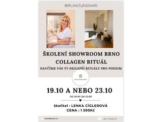 Školení "Collagen rituál" v Showroom MCARE Brno dne 19.10.2026