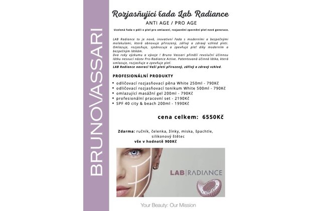 Rozjasňující řada LAB RADIANCE